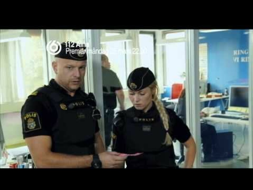 Fredrik och Annie under “112 Aina”