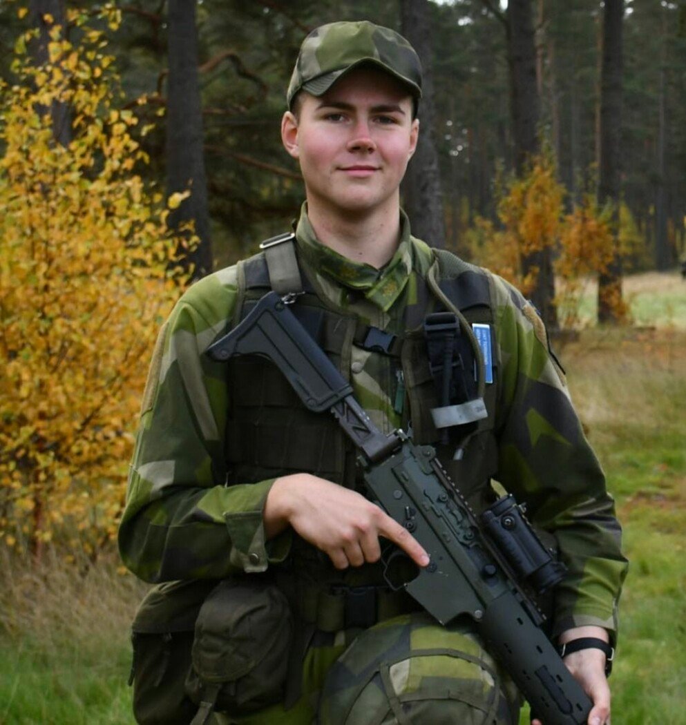 Hugo Tornving. Mikael Tornvings son Hugo Tornving i Försvarsmakten