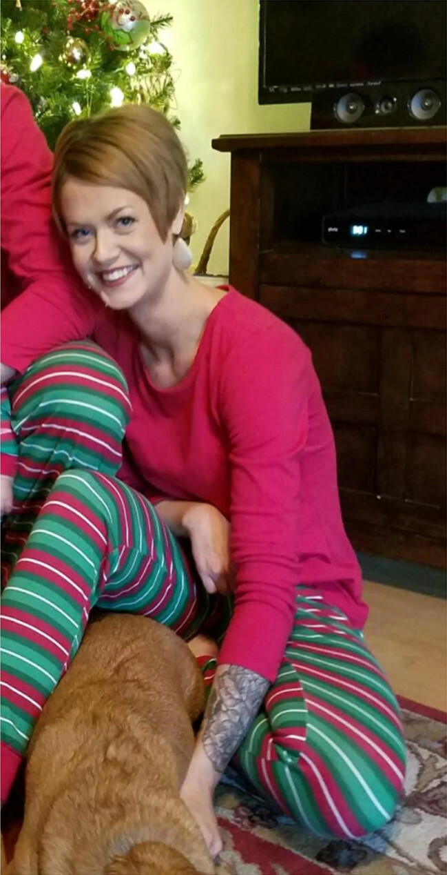 Marissa Pool före skilsmässan när hon valde att se ut som, vad hon trodde, en bra mamma och fru.