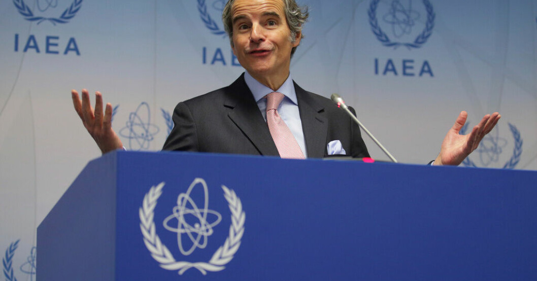 IAEA-chefen Rafael Grossi. Arkivbild. Flera ton uran saknas i Libyen