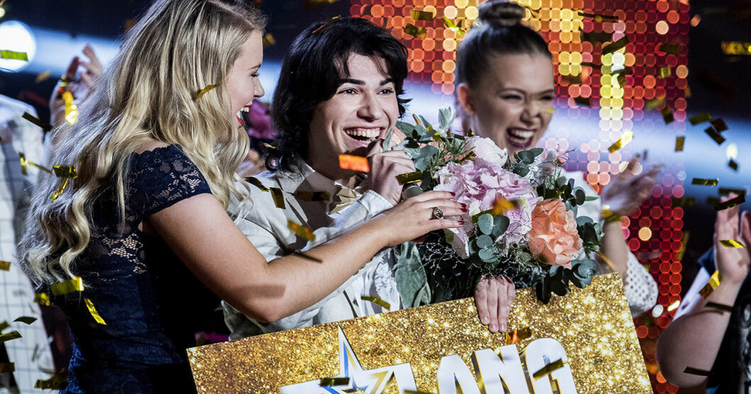 Ibrahim Nasrullayev efter segern i Talang 2017. <strong>Foto: TT.</strong> Ibrahim Nasrullayev, vinnare Talang Final 2017.
