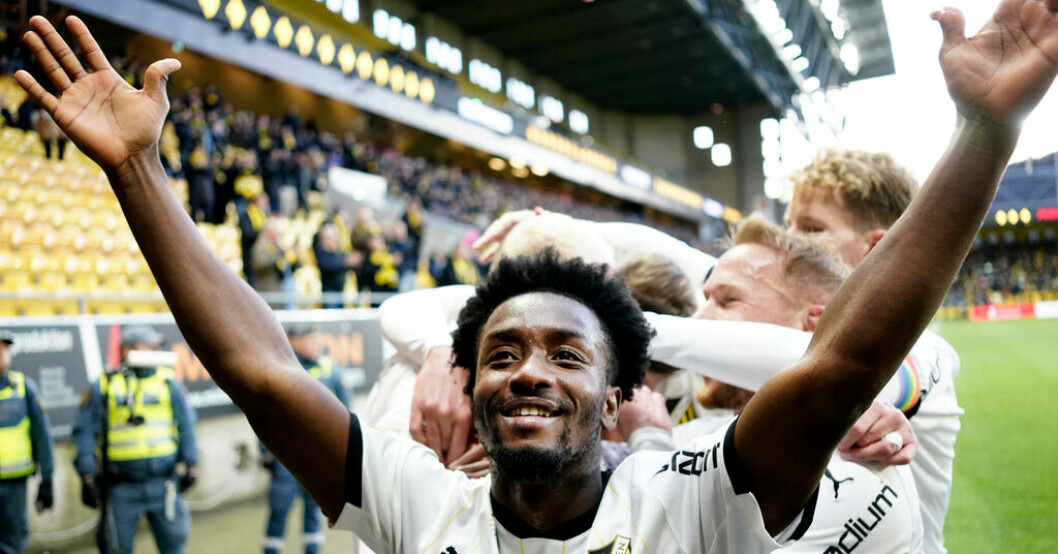 Ibrahim Sadiq jublar efter sitt ledningsmål när Häcken tog en stabil seger mot Elfsborg. Häcken imponerar – "finns stor övertygelse"