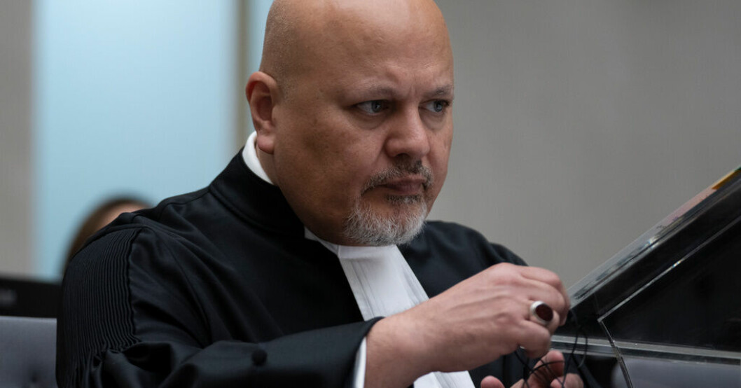 ICC:s åklagtare Karim Khan. Arkivbild. Inget darr hos ICC efter rysk efterlysning