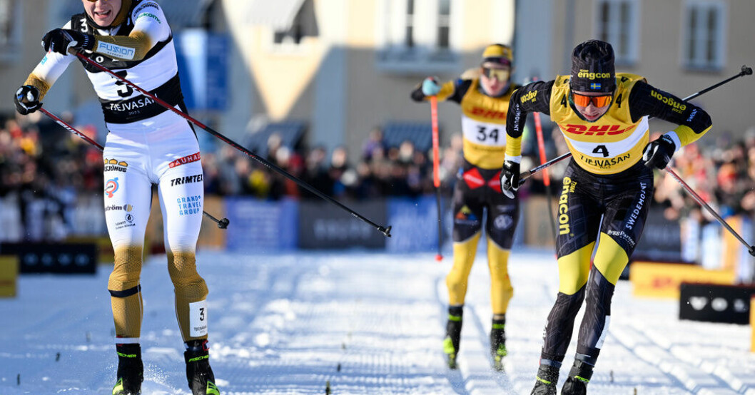 Ida Dahl, till höger, tog hem långloppscupen den gångna vintern. Nästa säsong kommer hon åter att slippa konkurrens från ryska åkare och lag. Arkivbild. Långloppscupen förlänger rysk avstängning