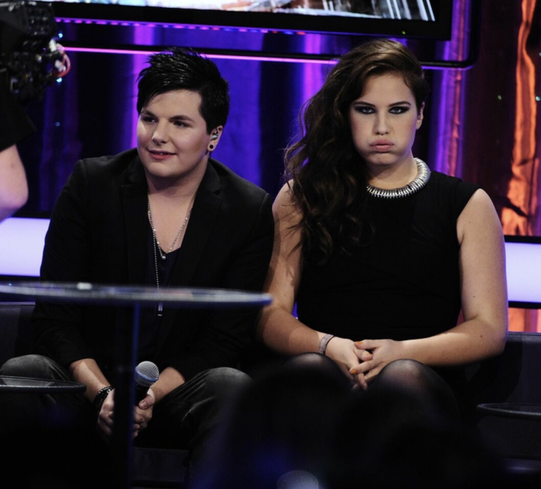 FOTO: Karin Törnblom/TT Robin Stjernberg och Molly Pettersson Hammar i Idol 2011