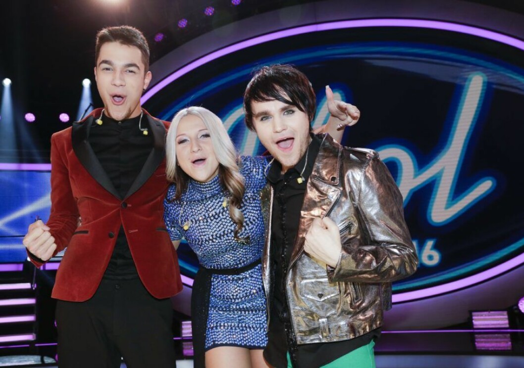 Årets finalister: Liam Cacatian Thomassen, Rebecka Karlsson och Charlie Grönvall. Liam Cacatian Thomassen, Rebecka Karlsson, Charlie Grönvall, går vidare till finalen i Idol 2016 2016-12-02 (c) Johan Jeppsson / IBL Bildbyrå XPBE