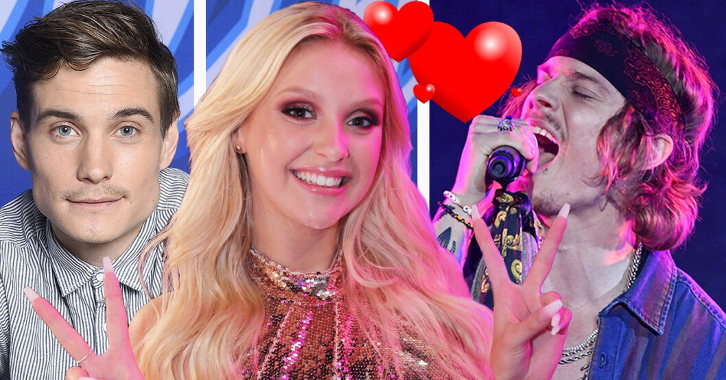 Christoffer Hamberg, Madelief Termaten och Kim Lilja i Idol 2019.