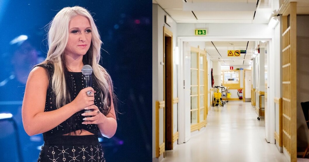 ”Idol”-Rebecka inlagd på sjukhus: "Läkarna är inte säkra"