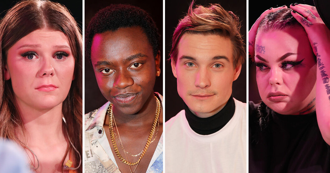 Dao Di Ponziamo Molander, Tusse Chizu, Christoffer Hamberg, Astrid Risberg i Idol 2019.