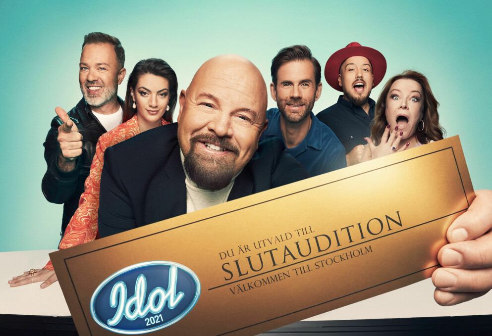 <span class=" italic" data-lab-italic_desktop="italic">Idol</span> 2021. Idoljuryn tillsammans med Pär Lernström och Anis Don Demina