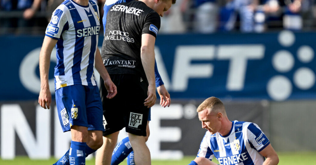 IFK Göteborgs Sebastian Ohlsson. Blåvitts smäll: Sebastian Ohlsson borta i månader