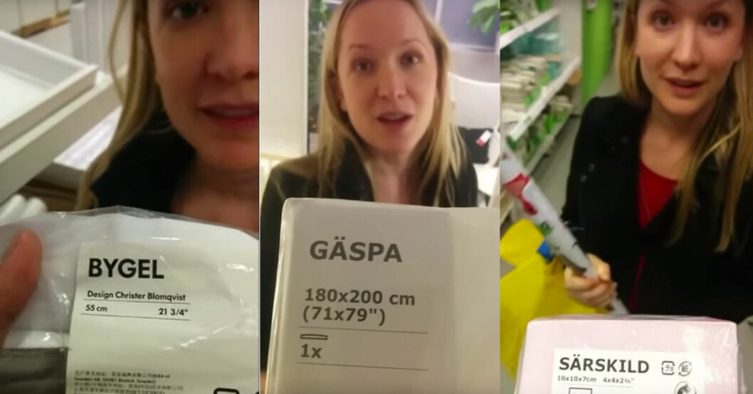 Skön kille skämtar om produktnamnen på IKEA – irriterar flickvännen till max