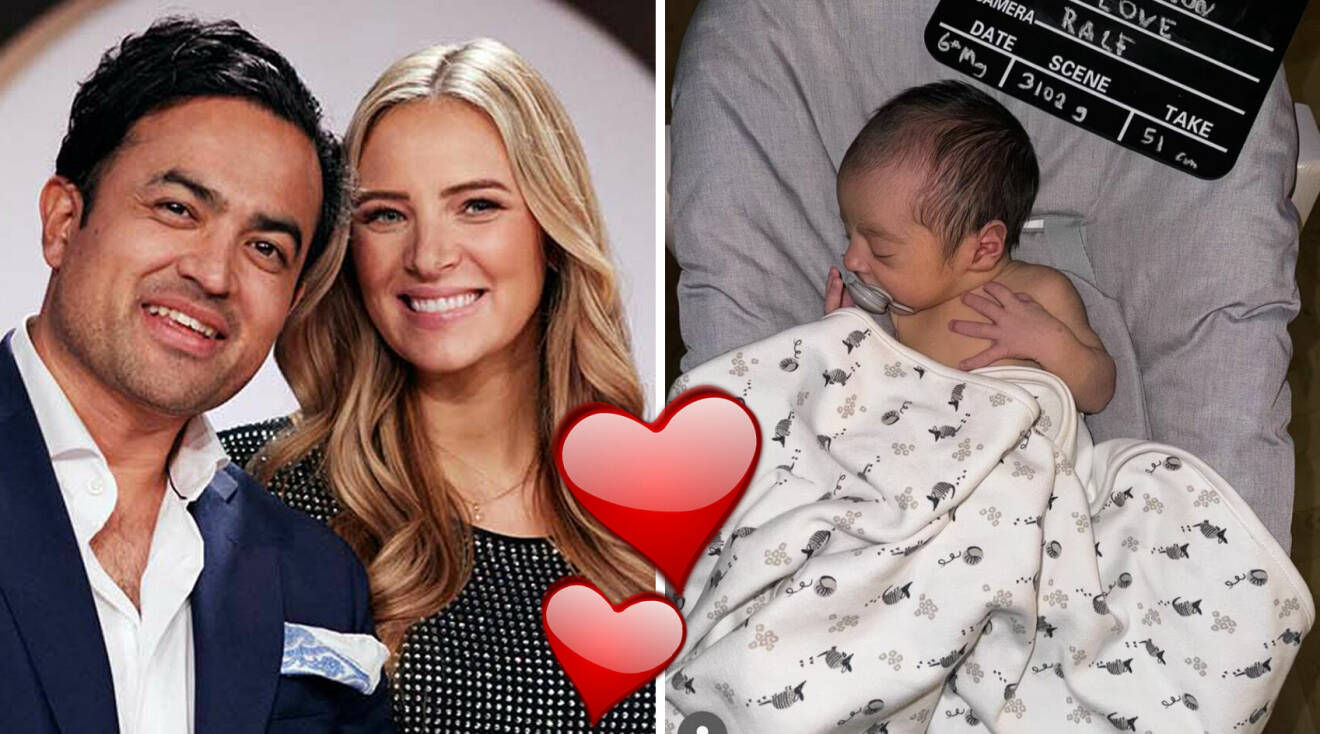 Amanda Jonegård och Sergio Rincón har blivit föräldrar – första orden om bebislyckan