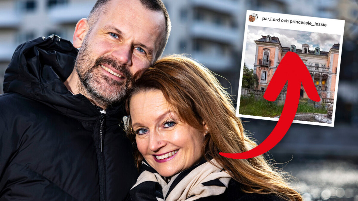 Stefan Holms julklapp till fästmön Jessica – en rosa herrgård de aldrig  kommer bo i | Hänt