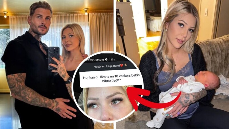 Josefin Ottosson ryter ifrån – efter kritiken: ”Hur kan du lämna en 10  veckors bebis i några dygn?” | Hänt