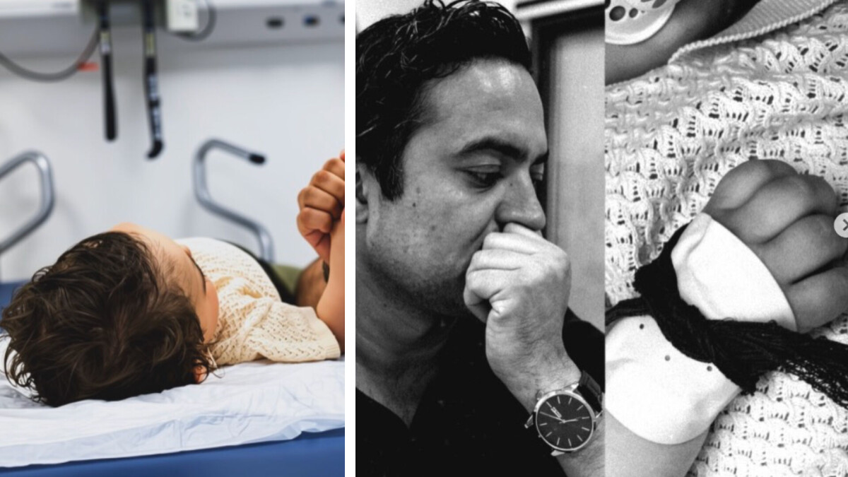 Love is blind-profilens 2-åring på sjukhus: ”Krossar mitt hjärta” | Hänt