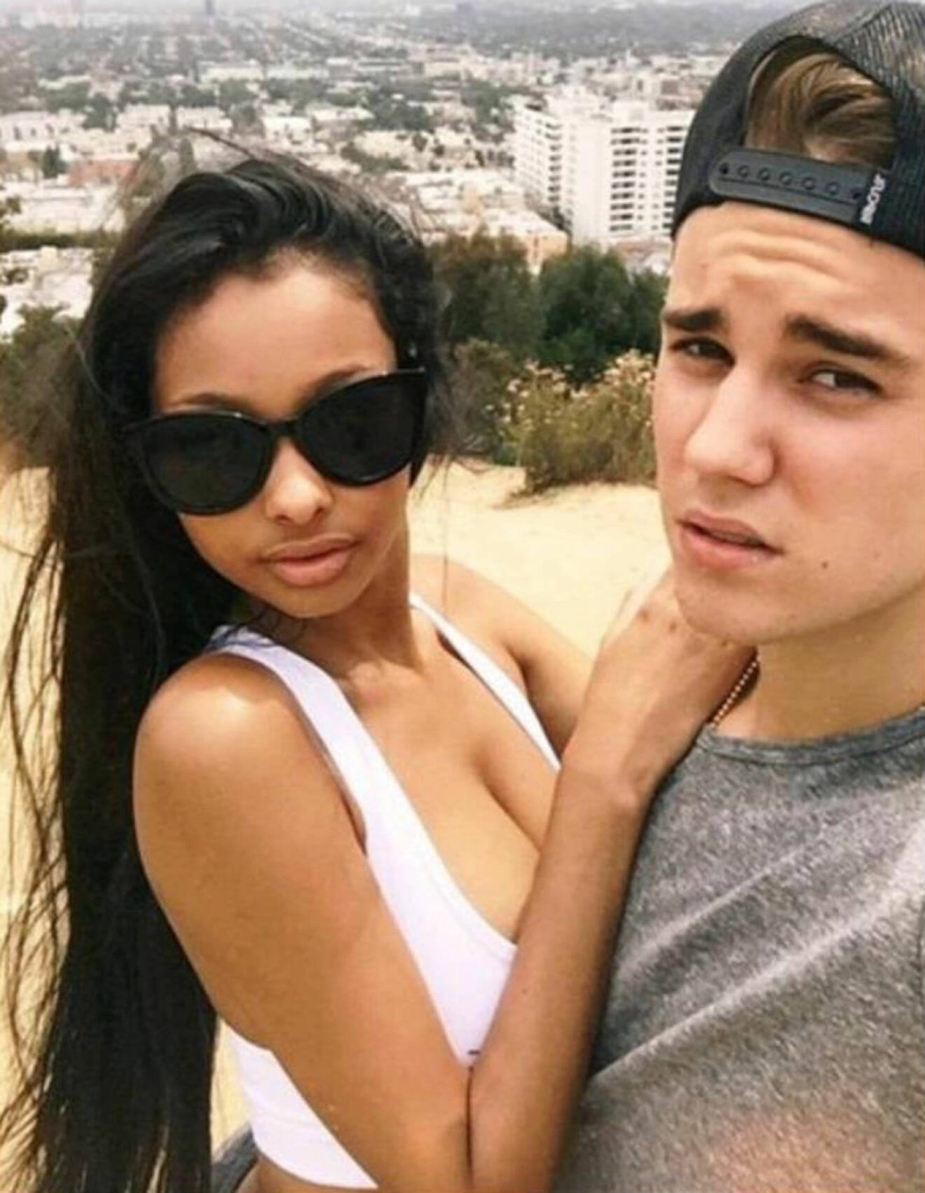 3628189 19-5-2015 Model Jayde Pierce with Justin Bieber Pictured: Model Jayde Pierce with Justin Bieber Supplied By Planet Photos DISTR: STELLA PICTURES