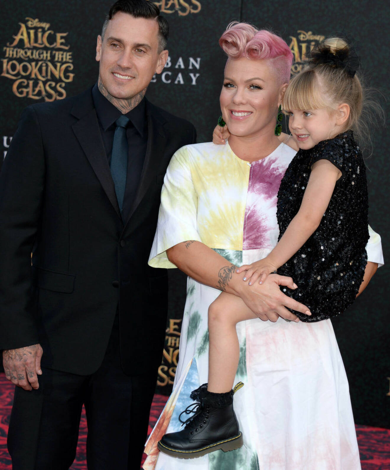 Mandatory Credit: Photo by Broadimage/REX/Shutterstock (5692084fo) Pink, Carey Hart and daughter Willow 'Alice Through the Looking Glass' film premiere, Los Angeles, America - 23 May 2016