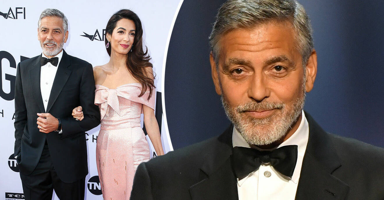 George Clooney akut till sjukhus efter olycka