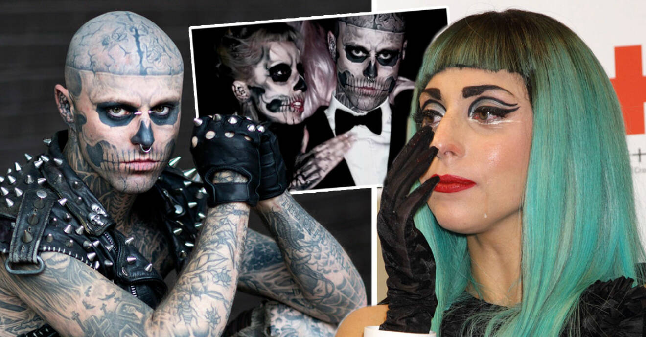 Modellen Rick “Zombie Boy” Genest har dött och sörjs nu av Lady Gaga.