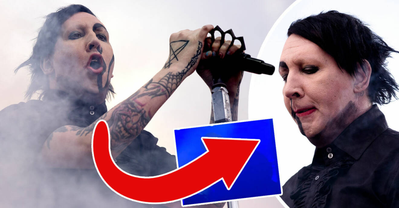 Skräckrockaren Marilyn Manson kollapsade förra veckan under en konsert.