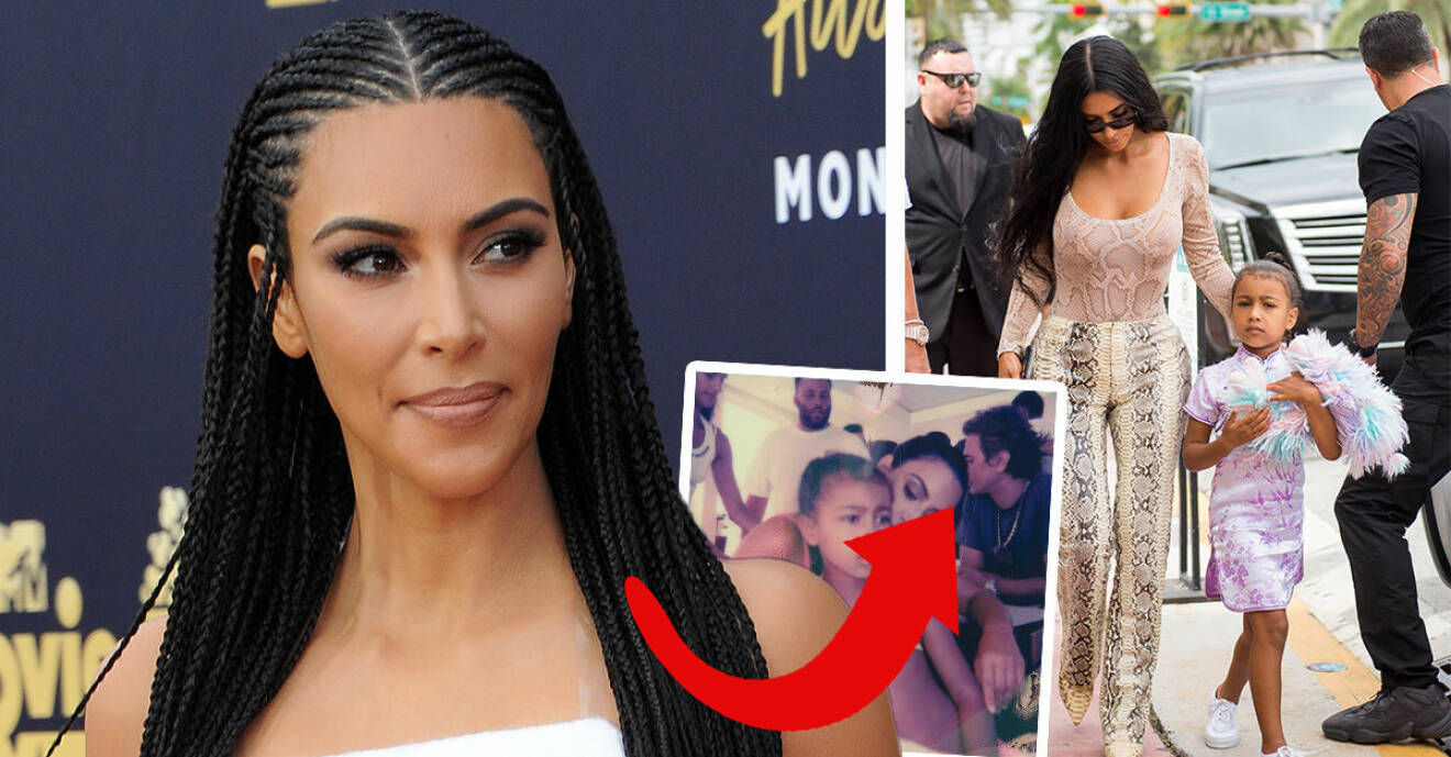 Kim Kardashian kritiseras efter bilderna på North
