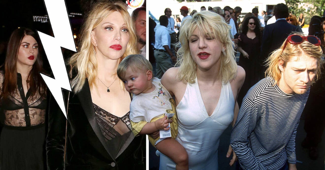 Courtney Love och dottern Frances Bean bråkar om Kurt Cobains dagböcker.