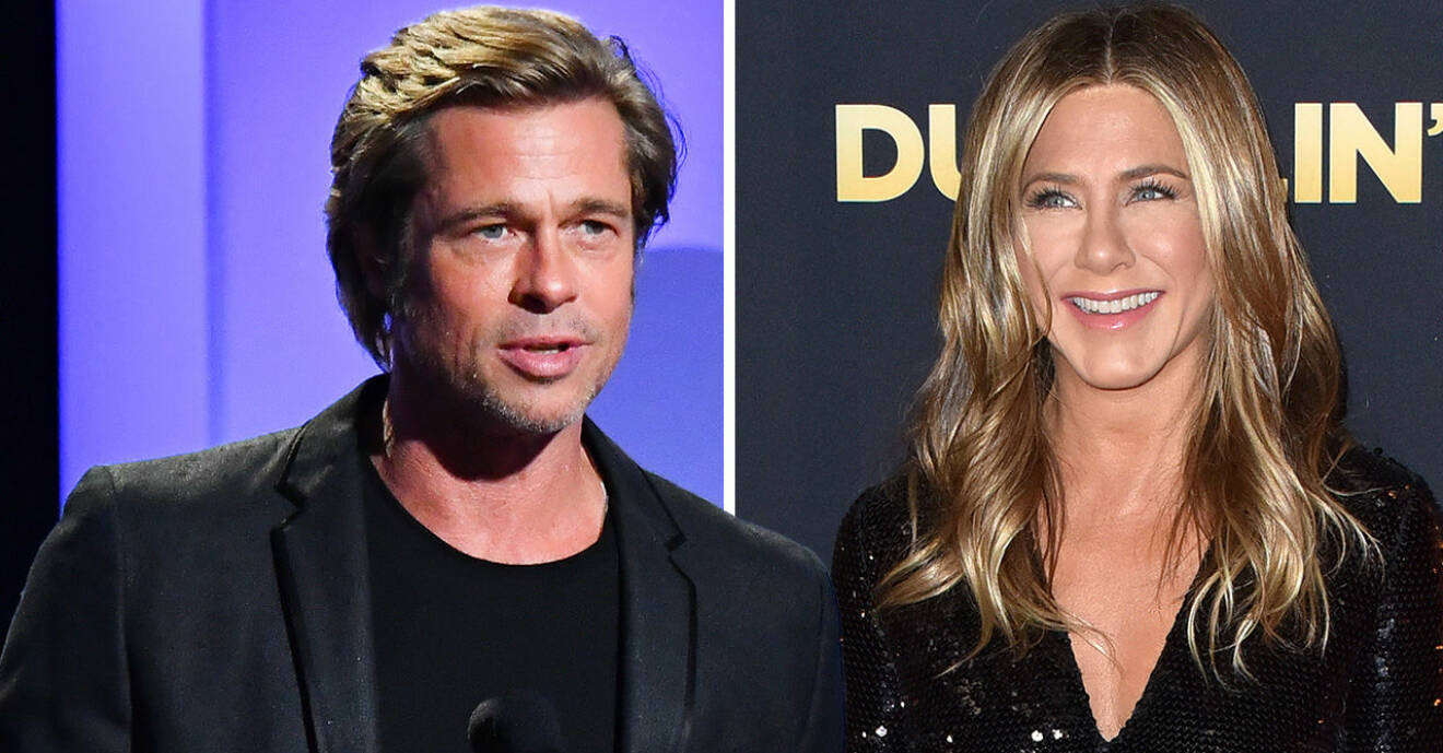Fansen jublar efter nya bildenrna på Jennifer Aniston och Brad Pitt