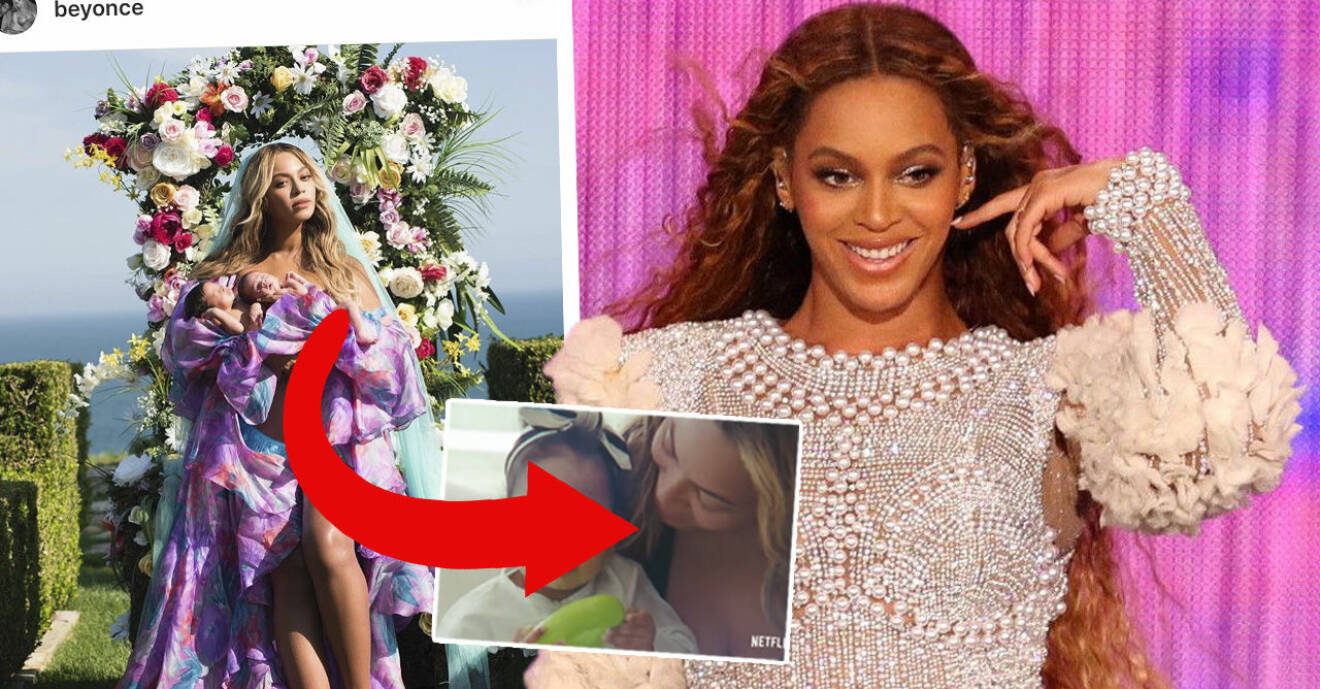 Beyoncés nya bilder på tvillingarna Rumi och Sir.