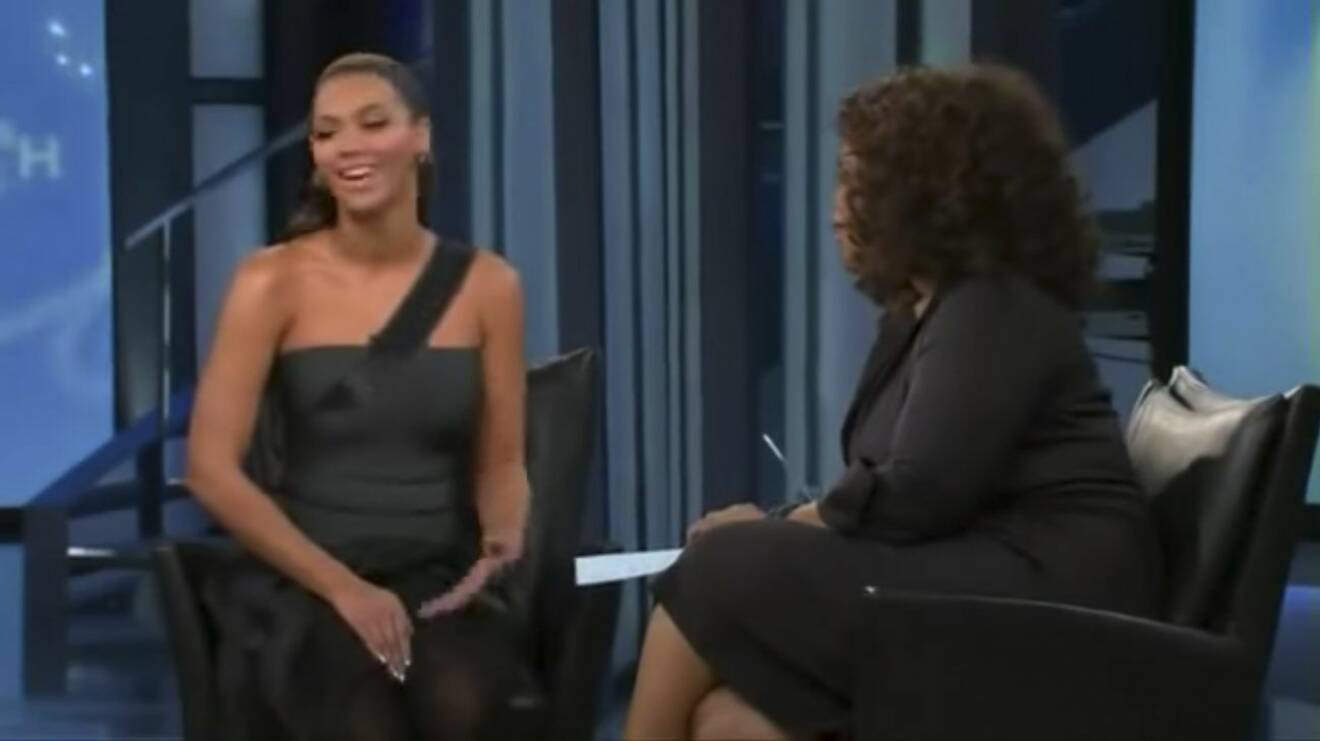 Oprah Winfrey gästades av Beyoncé i The Oprah Winfrey show.