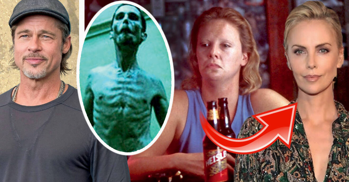 Brad Pitt, Christian Bale och Charlize Theron har alla pendlat i vikt.