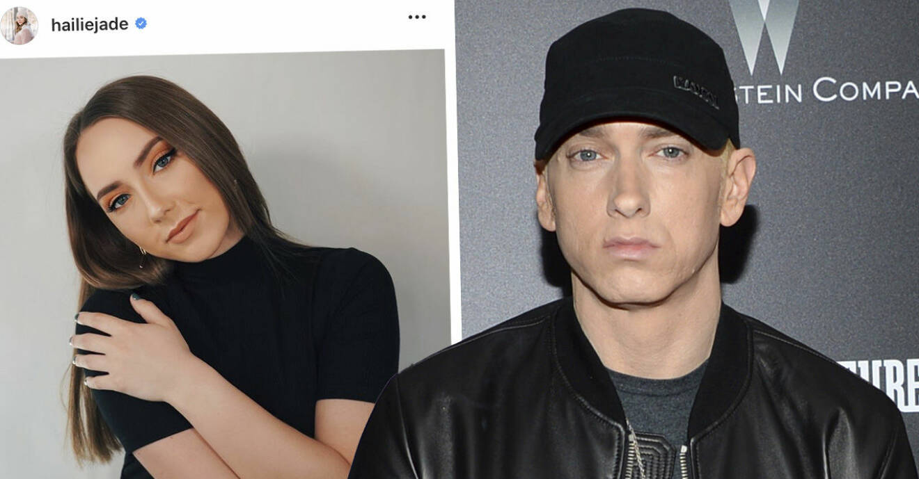 Eminem och dottern Hailie Jade.