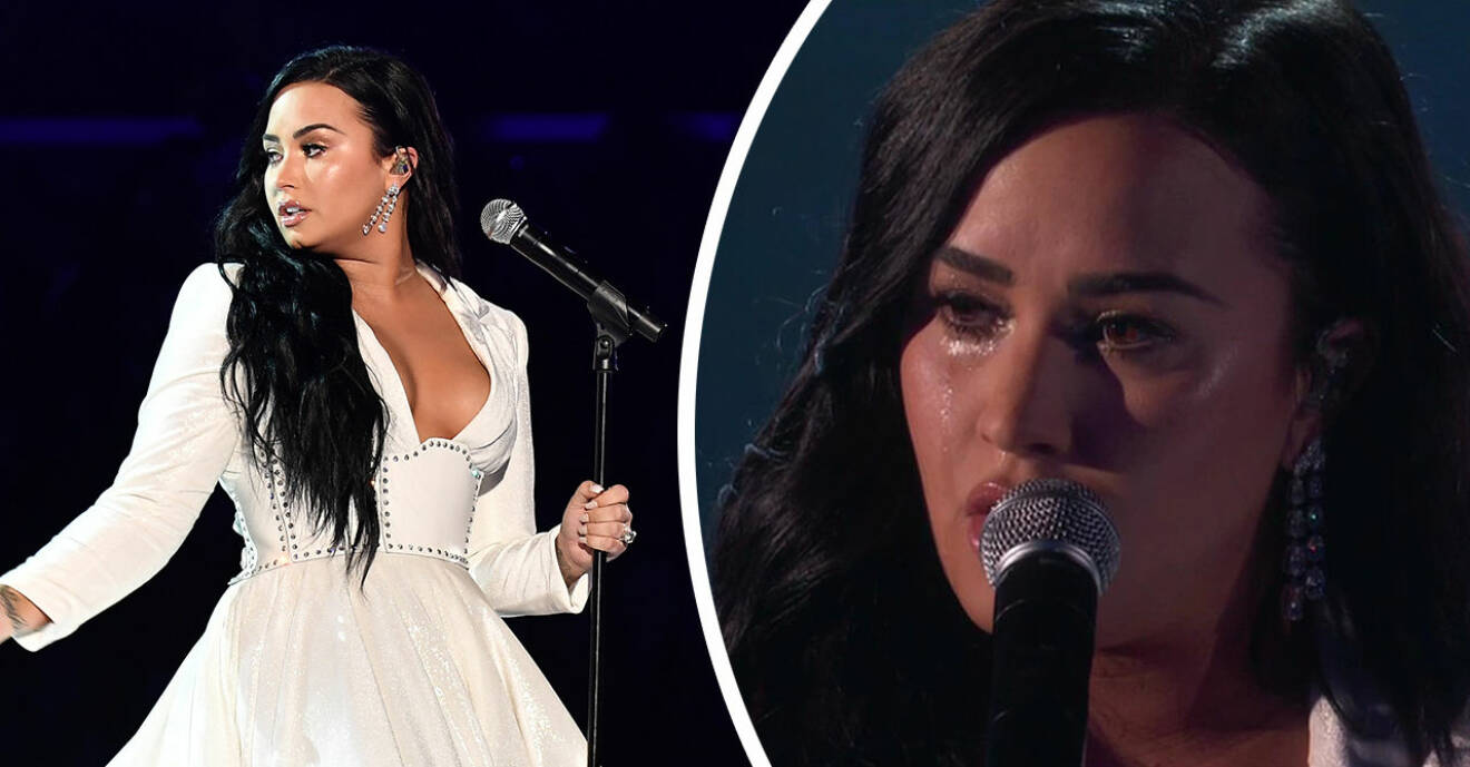 Demi Lovatos kollaps i direktsändning– tvingades avbryta Grammy-framträdandet
