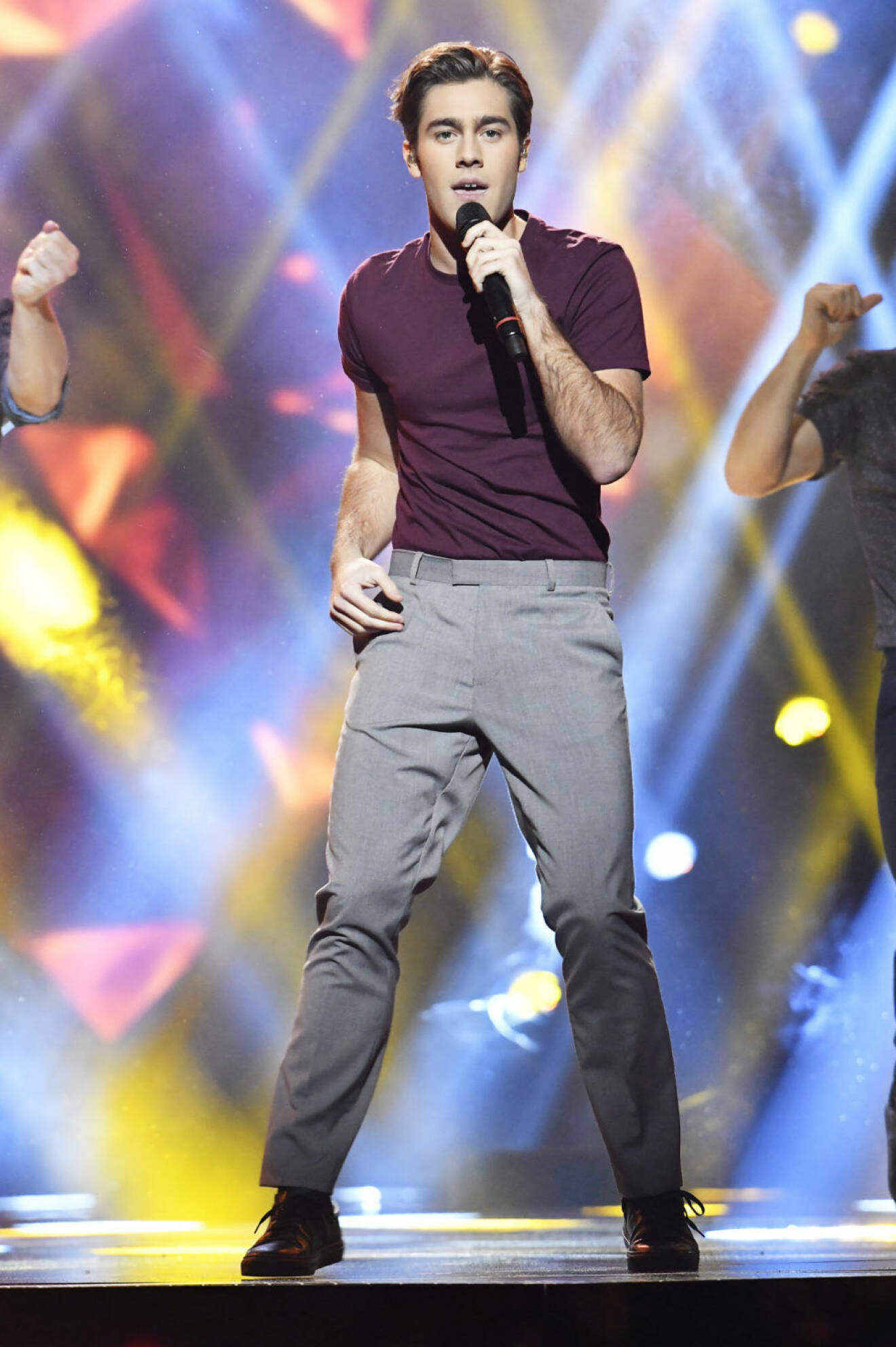 Benjamin Ingrosso gick direkt till final med "Good lovin". 