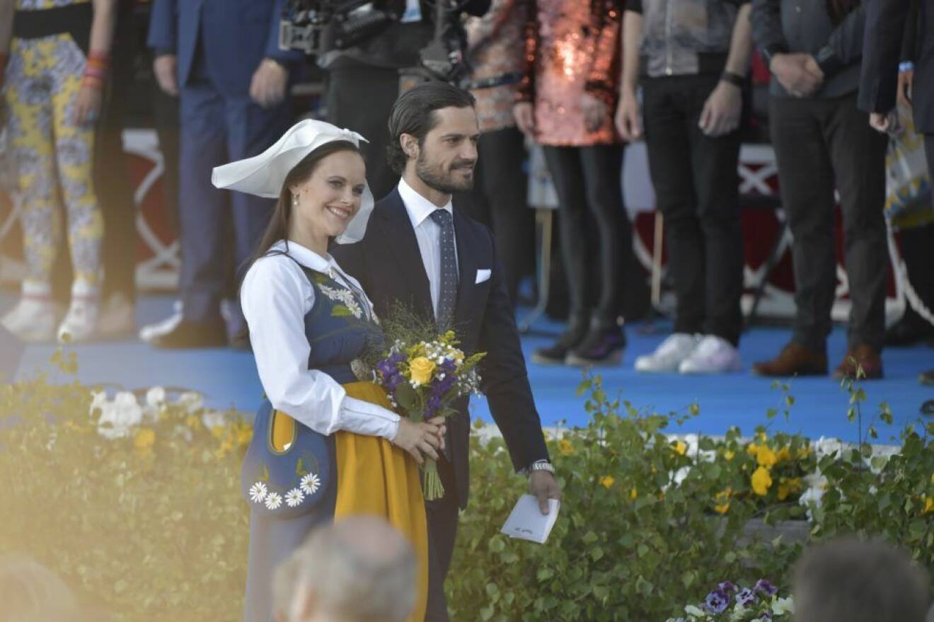 Prinsessan Sofia och prins Carl Philip. 
