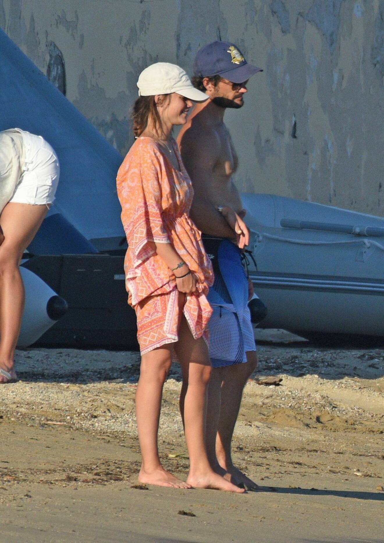 Prinsessan Sofia och Carl Philip på franska Rivieran, här 2015 med Alexander i magen. 