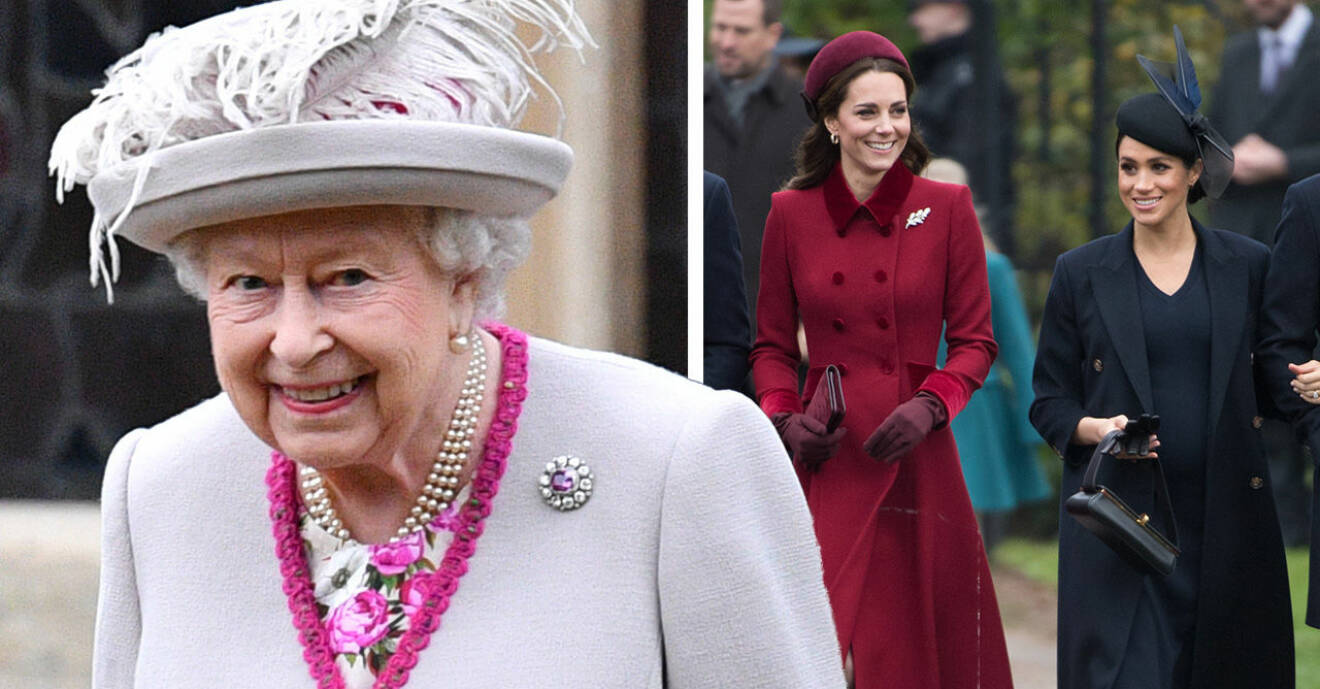 Drottning Elizabeths glädje efter återföreningen mellan Kate Middleton och Meghan Markle