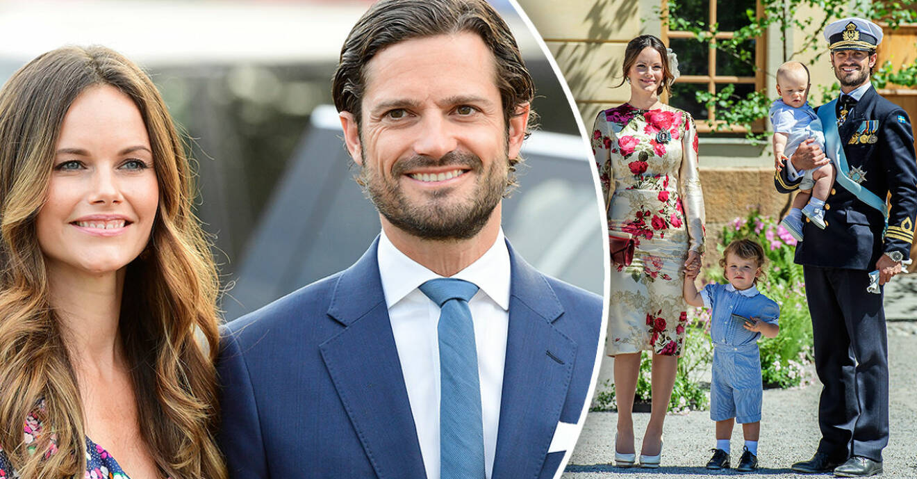 Prinsessan Sofia och prins Carl Philip är på semester med familjen