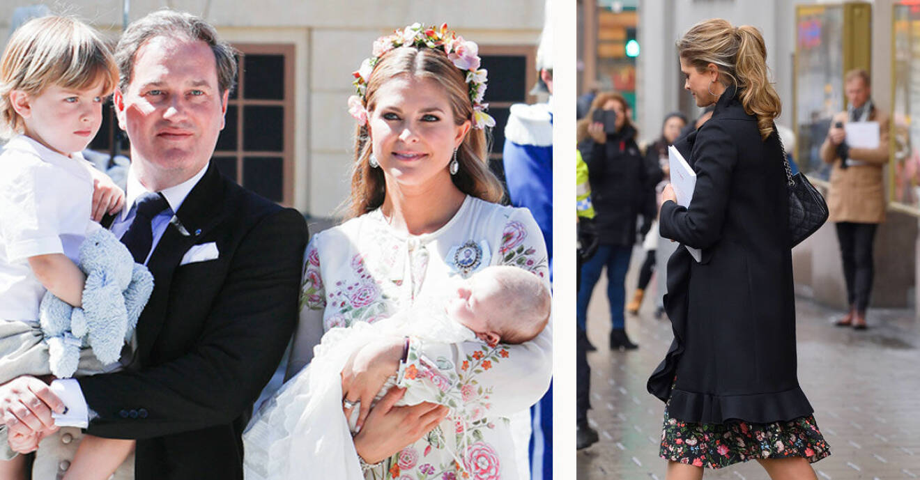 Prinsessan Madeleine ensam i Sverige 2019
