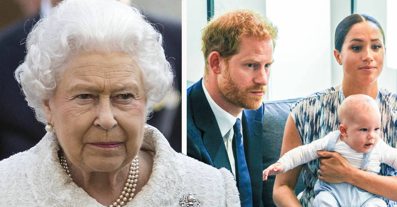 Drottning Elizabeth är inte nöjd med prins Harry och Meghan Markle
