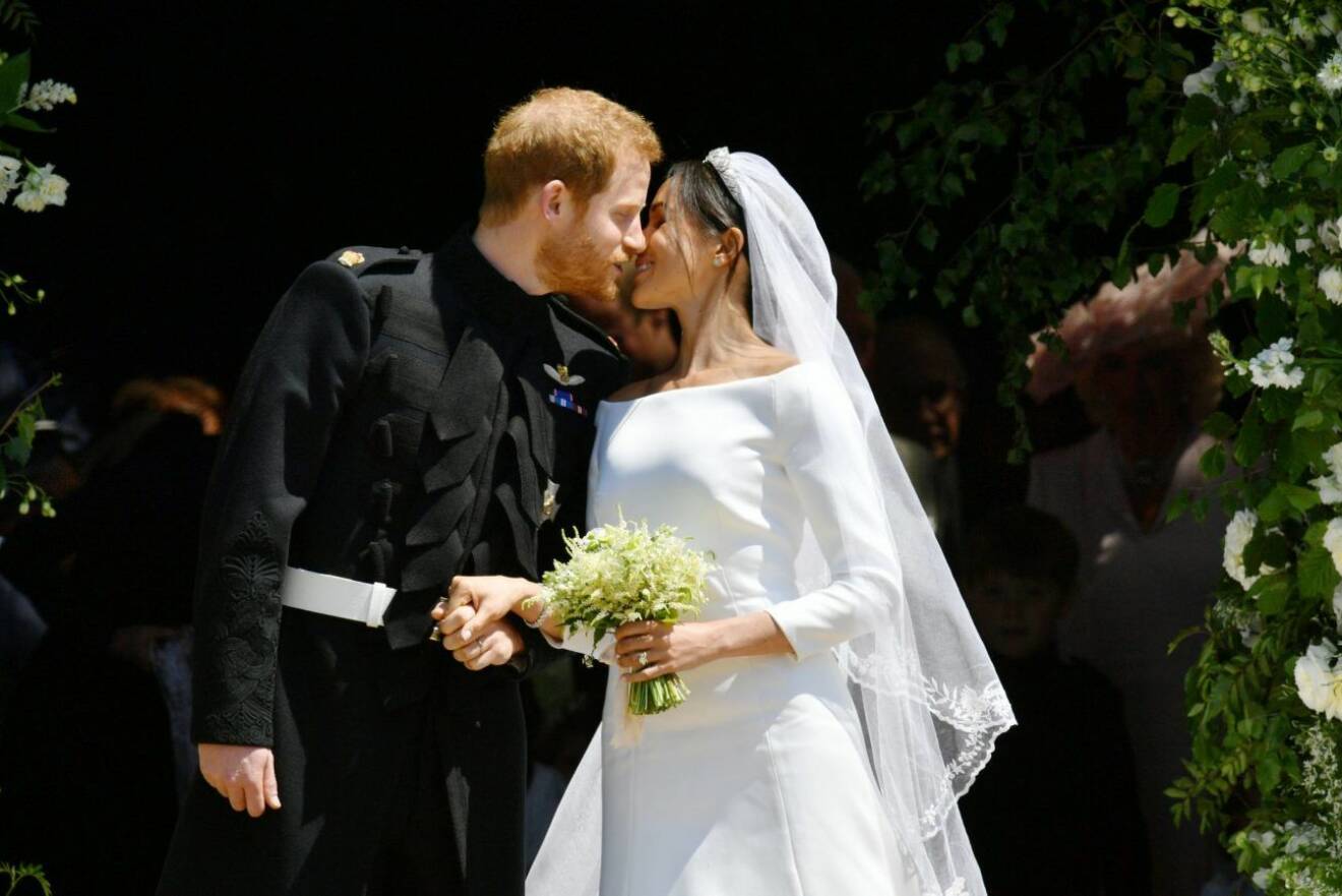 Bröllopsyra rådde när prins Harry och Meghan Markle gifte sig. 