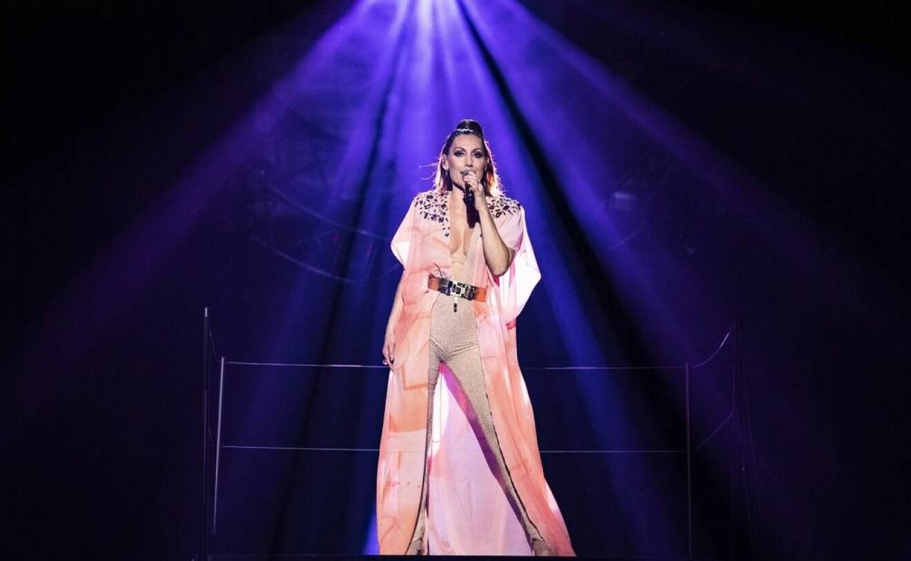 Lina Hedlund framför Victorious i Melodifestivalen 2019