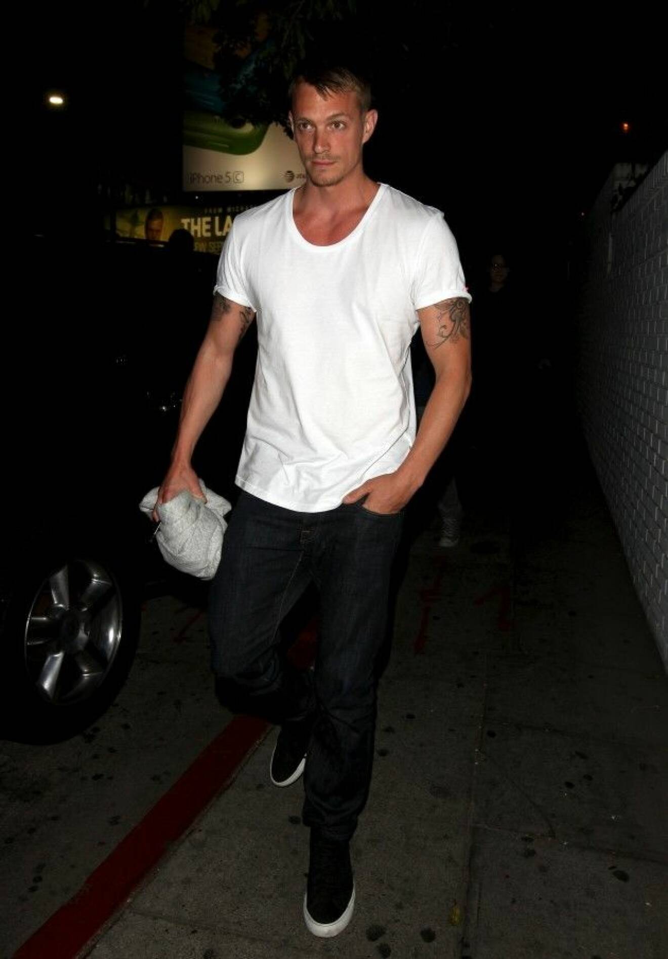 Joel Kinnaman Leaving The Chateau Marmont In Hollywood