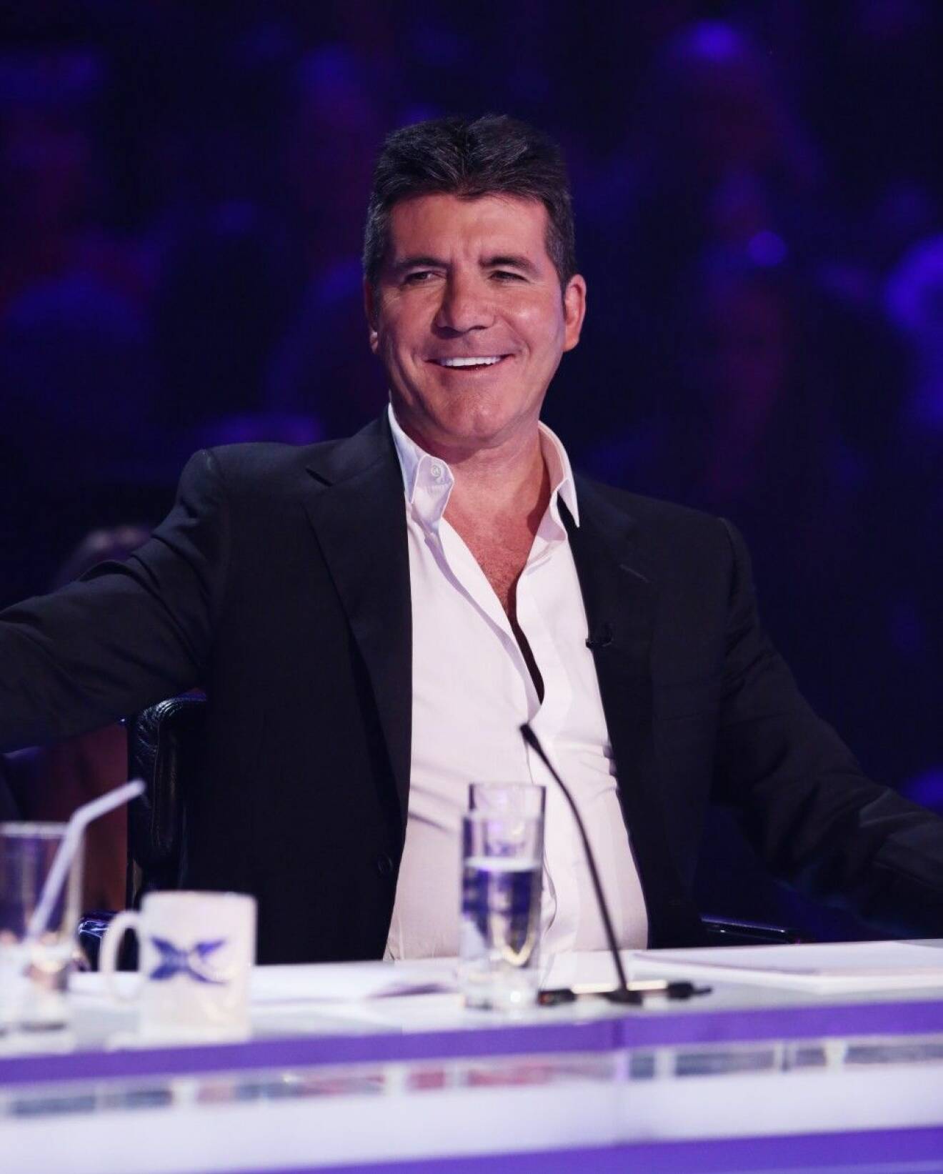 'The X Factor' judges seen during the live show episode 19, series 11