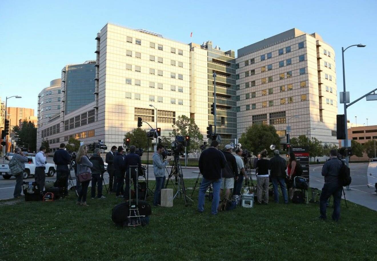 UCLA medical plaza where Harrison Ford is reported being treated after his plane crash in Santa Monica