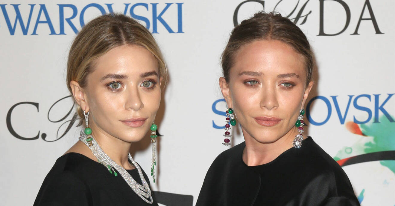 Ashley Olsen med tvillingsystern Mary-Kate Olsen. Foto: Stella Pictures