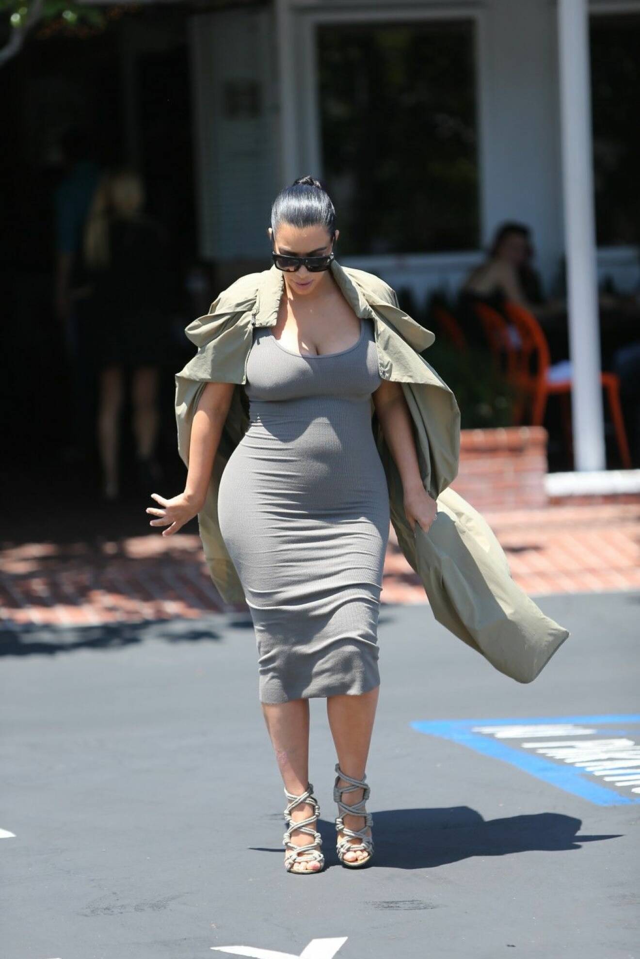 Kim Kardashian seen at Fred Segal in West Hollywood