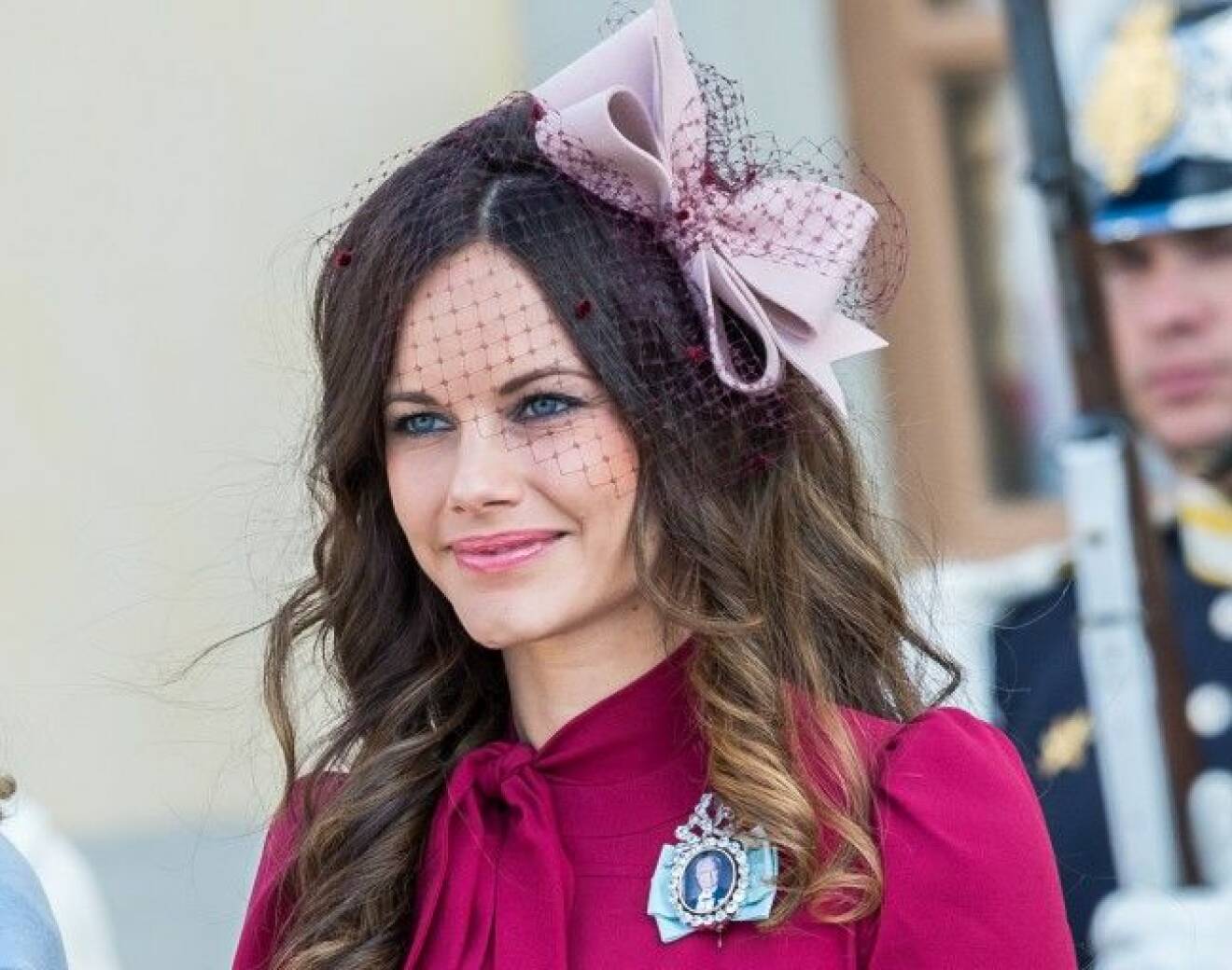 2015-10-11, Drottningholm Palace Church, Sweden In pic: Princess Sofia Today was the baptism of Princess Madeleine and Christopher O'Neill's son - Prince Nicolas at the Drottningholm Palace Church. From the swedish royal family was also King Carl Gustaf, Queen Silvia, Crown Princess Victoria, Prince Daniel, Estelle, Prince Carl Philip and Princess Sofia attended. After the naming ceremony that began at 12:00 gave the royal couple a reception inside the Drottningholm Palace. Pictures of this event. All Over Press