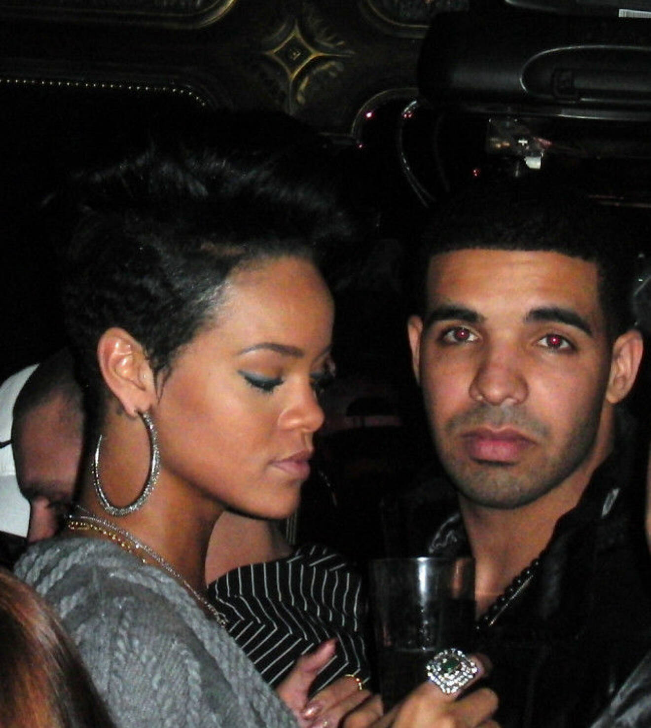 Rihanna och Drake festar tillsammans i New York år 2009.