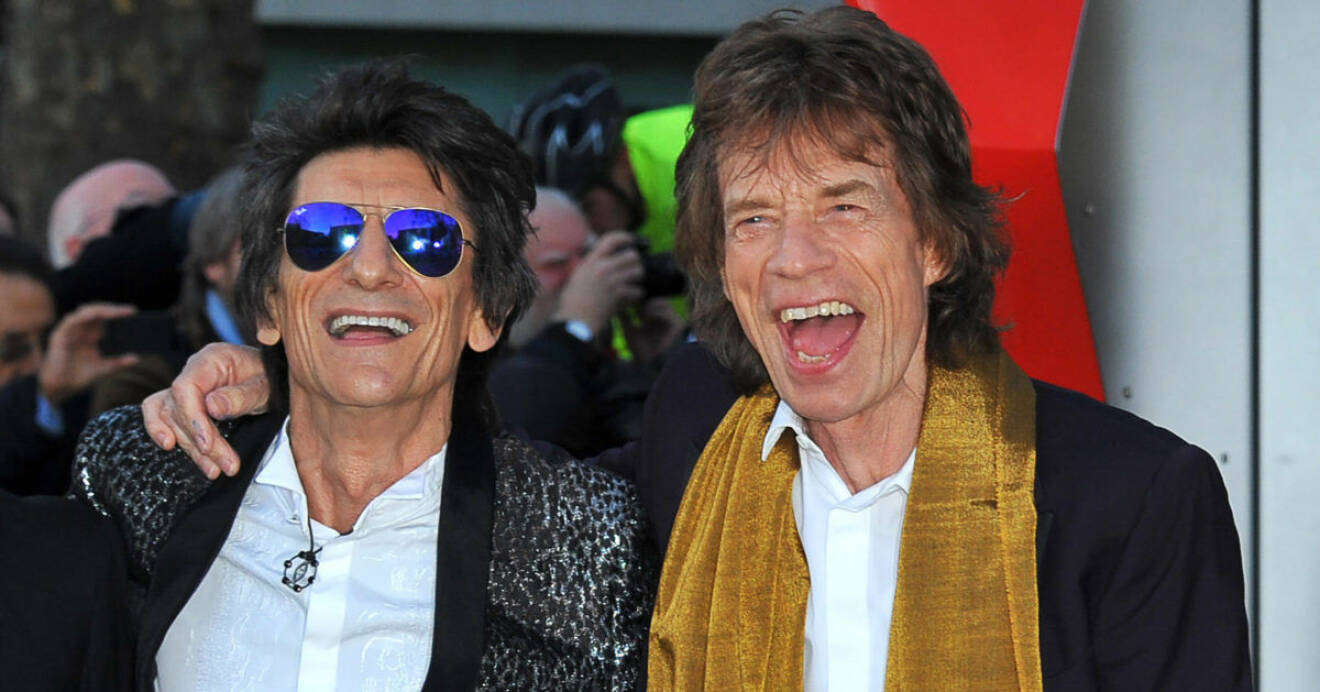 Mick Jagger Ronnie Wood